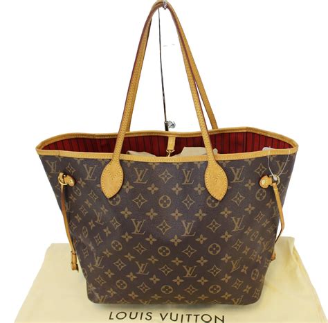 louis vuitton tote red inside|louis vuitton neverfull tote.